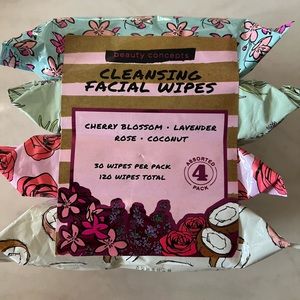 4Pack Facial Cleansing Wipes
